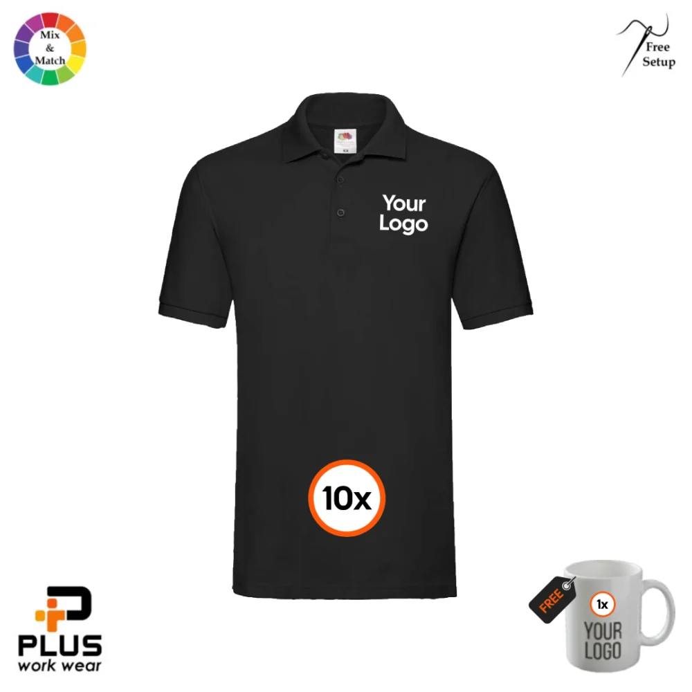 Fruit of the Loom Premium Polo Team 10-Pack