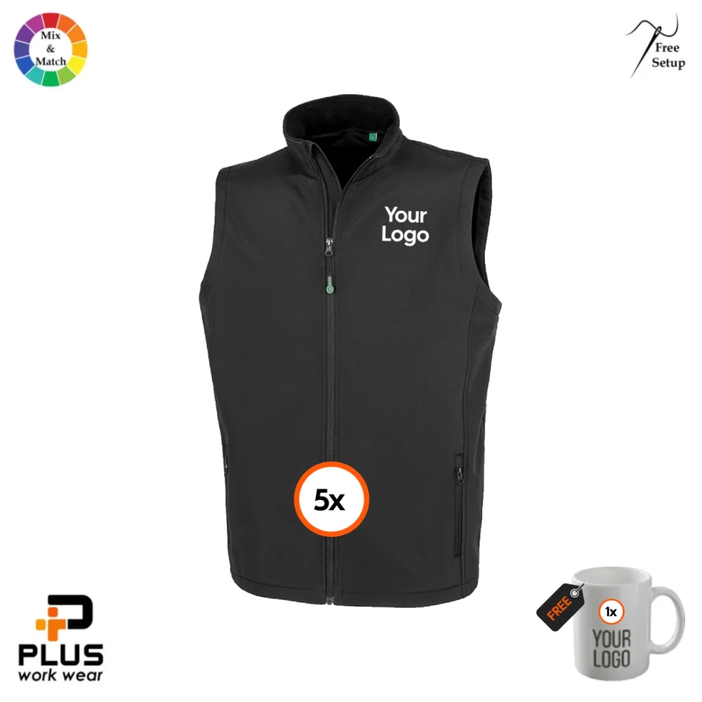 Result Soft Shell Bodywarmer 5-Pack