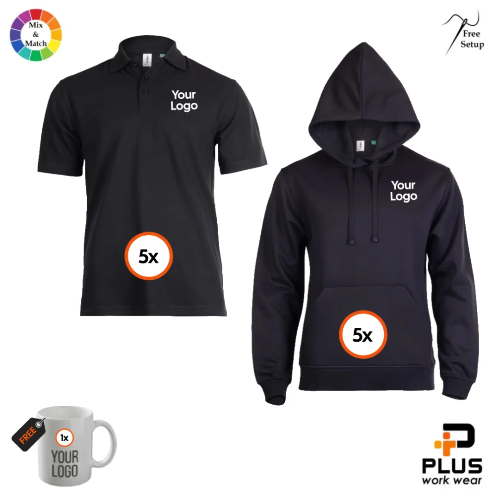 Uneek Eco Polo + Eco Hoodie Sustainable Duo 5