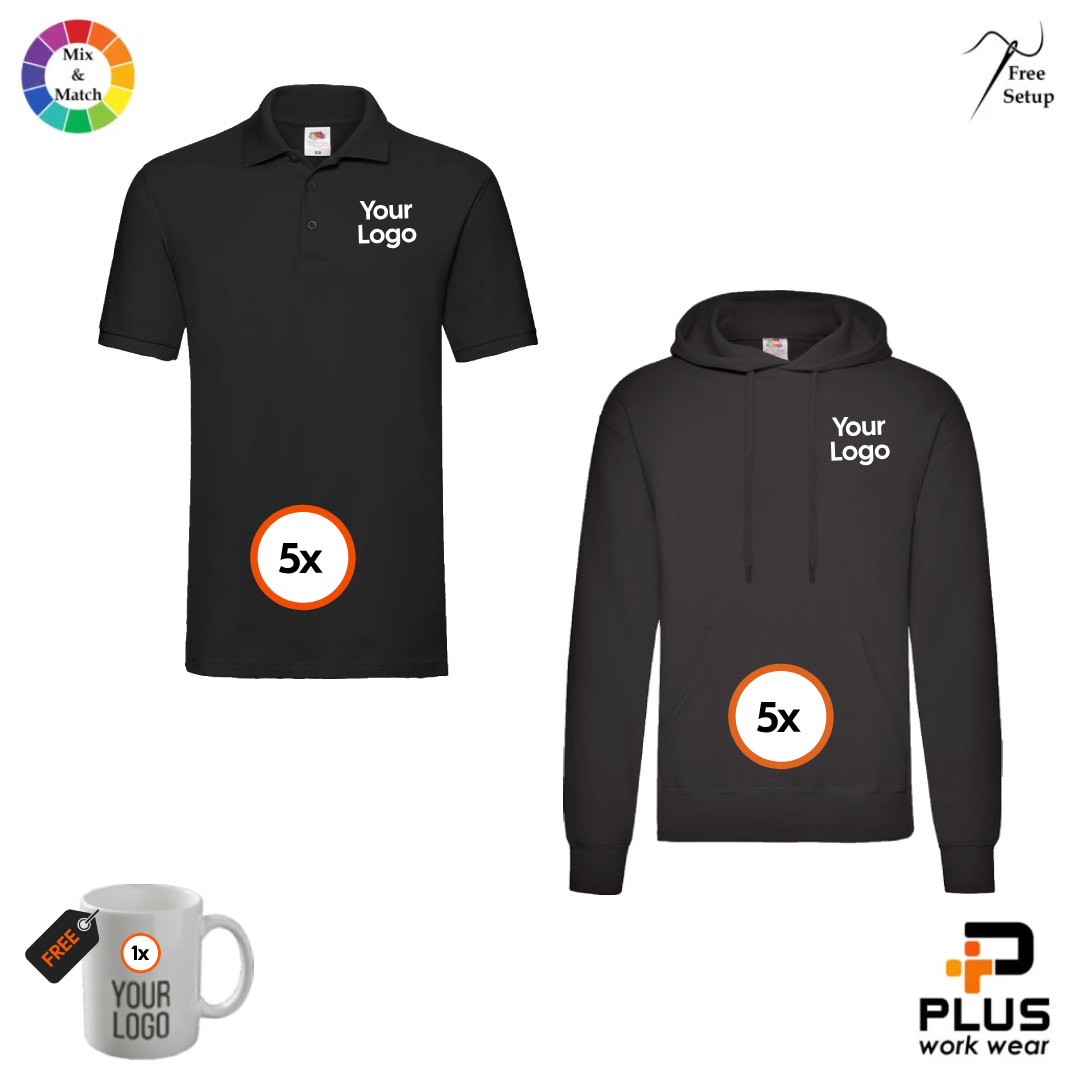 Fruit Premium Polo + Hooded Sweat 5x
