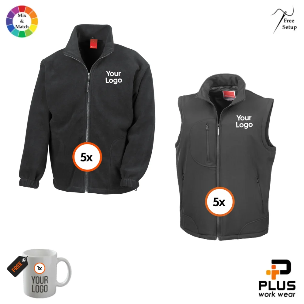 Result Fleece + Softshell Bodywarmer 5x