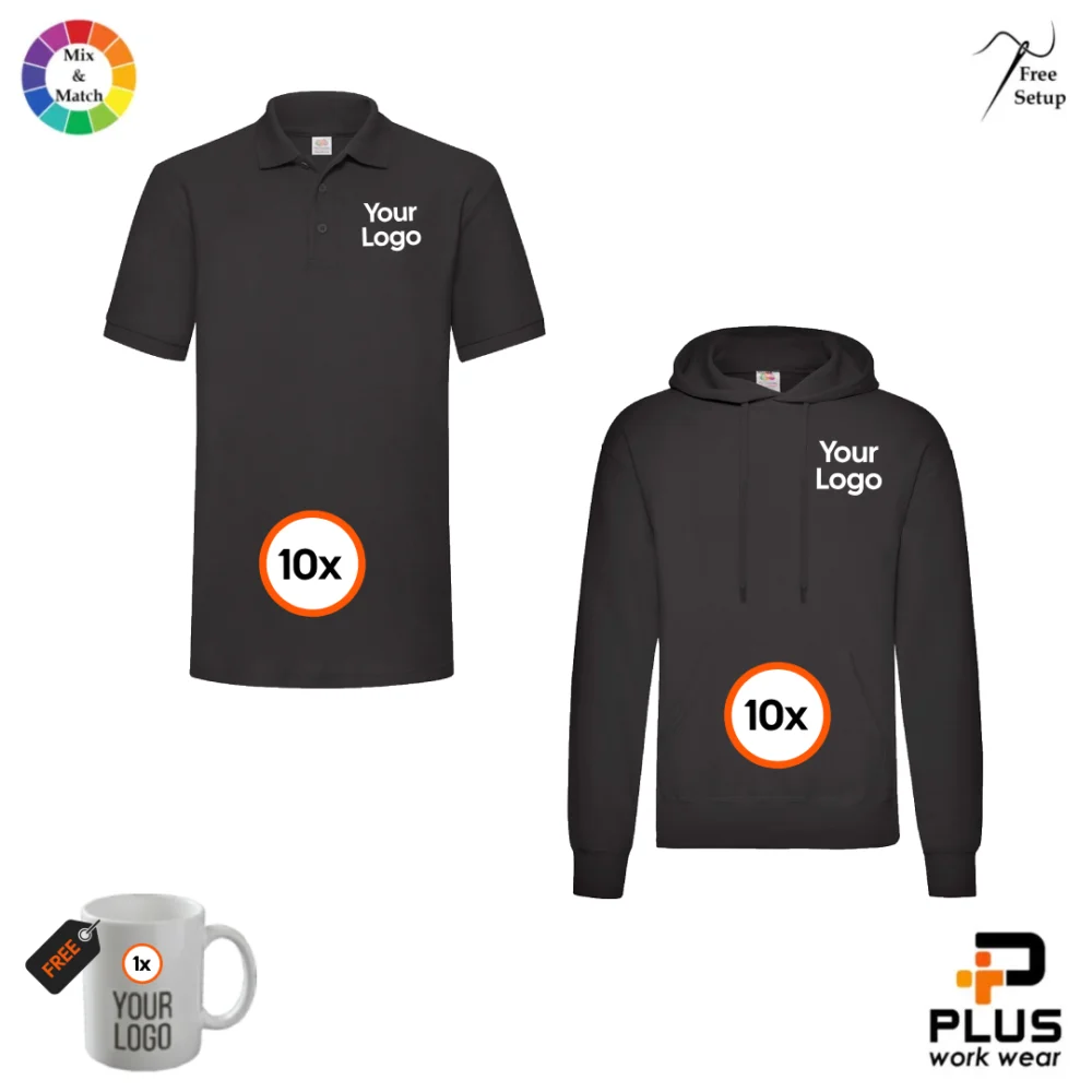 Fruit Heavy Polo + Hoodie 10x