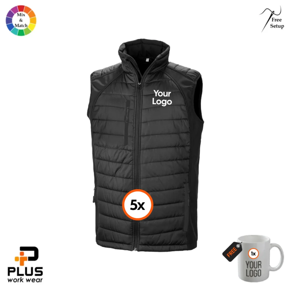 Result Padded Gilet 5-Pack