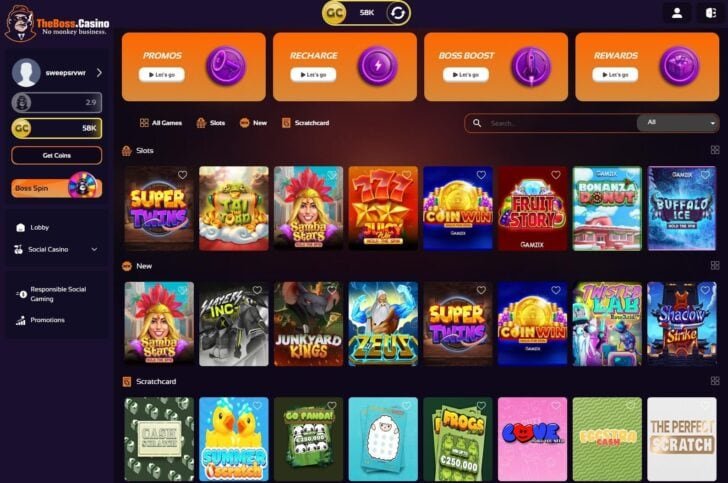 Best spin boss login in United Kingdom